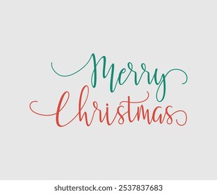 Christmas Vector Design ,Christmas Cutie, Christmas Design, Hand drawn lettering phrase isolated on white background, Calligraphy T-shirt design, EPS, Files for Cutting, bag, cups, card