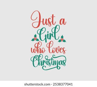Navidades Diseño de Vector, Navidades Cutie, Diseño de Navidades, Dibujado a mano letras aisladas sobre fondo blanco, Diseño de camiseta de caligrafía, EPS, Archivos para cortar, bolso, tazas, tarjeta