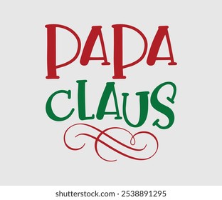 Christmas Vector Design ,Christmas Cutie, Christmas Design, Hand drawn lettering phrase isolated on white background, Calligraphy T-shirt design, EPS, Files for Cutting, bag, cups, card