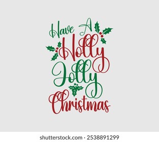 Christmas Vector Design ,Christmas Cutie, Christmas Design, Hand drawn lettering phrase isolated on white background, Calligraphy T-shirt design, EPS, Files for Cutting, bag, cups, card