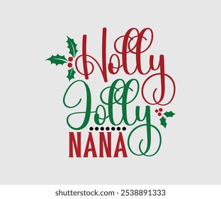 Christmas Vector Design ,Christmas Cutie, Christmas Design, Hand drawn lettering phrase isolated on white background, Calligraphy T-shirt design, EPS, Files for Cutting, bag, cups, card