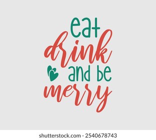 Christmas Vector Design ,Christmas Cutie, Christmas Design, Hand drawn lettering phrase isolated on white background, Calligraphy T-shirt design, EPS, Files for Cutting, bag, cups, card