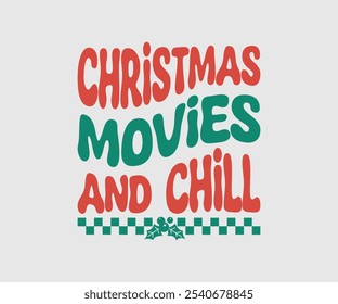 Christmas Vector Design ,Christmas Cutie, Christmas Design, Hand drawn lettering phrase isolated on white background, Calligraphy T-shirt design, EPS, Files for Cutting, bag, cups, card
