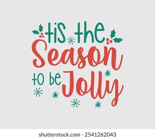 Weihnachten Vektor Design, Weihnachten Cutie, Weihnachten Design, Handgezeichneter Schriftzug einzeln auf weißem Hintergrund, Kalligrafie T-Shirt Design, EPS, Dateien zum Schneiden, Tasche, Tassen, Karte