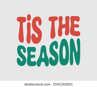 Christmas Vector Design ,Christmas Cutie, Christmas Design, Hand drawn lettering phrase isolated on white background, Calligraphy T-shirt design, EPS, Files for Cutting, bag, cups, card
