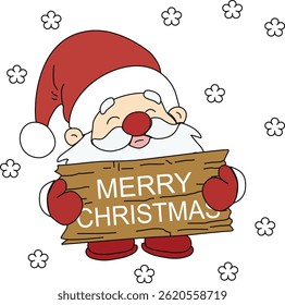 Christmas Vector Design Illustration Poster 