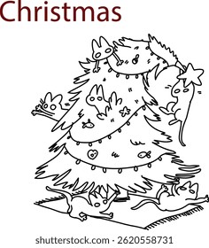 Christmas Vector Design Illustration Poster 