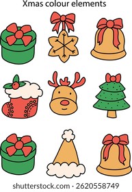Christmas Vector Design Illustration Poster 