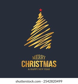 Christmas Vector Design New. Merry Christmas and Happy new year background.