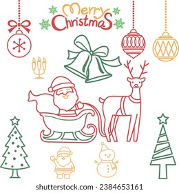 christmas vector design with tree