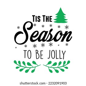 Diseño vectorial de Navidad. Diseño de camisetas de Navidad.