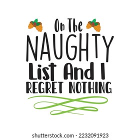 Weihnachtsvektordesign. Weihnachts-T-Shirt-Design.
