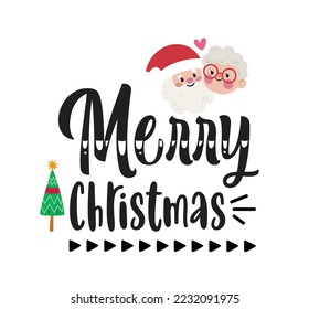 Christmas vector design. Christmas t-shirt design.