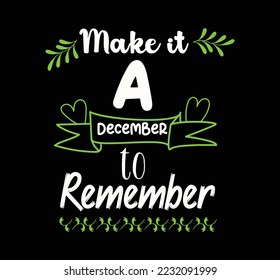 Christmas vector design. Christmas t-shirt design.