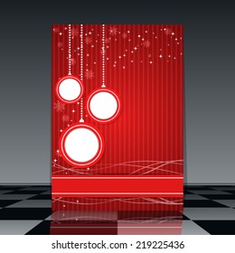 Christmas vector flyer