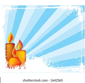 Christmas vector frame with room for your text