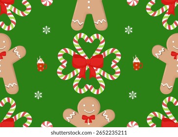 Christmas vector, gift box, christmas tree, celebration, new year, green, red, flowers, candy