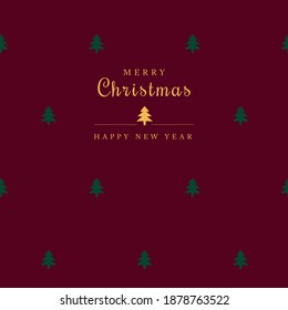 christmas vector, gold cursive fonts, free fonts, Merry Christmas and Happy new year card, digital card vector, instagram vector, minimalist design, happy holidays vector