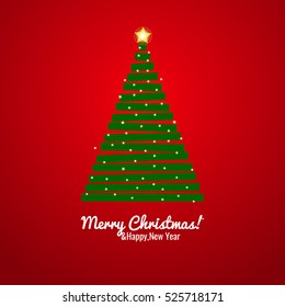 Christmas Vector Greeting Card