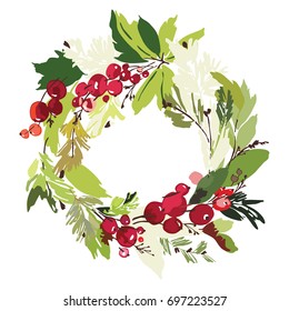 Christmas vector greeting card