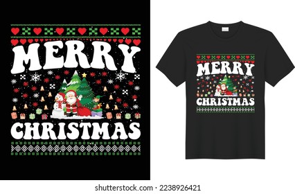 christmas vector holiday illustration vintage typography birthday text merry celebration graphic t-shirt design.birthday new year party quote ornament art cute drawing love fashion black background.