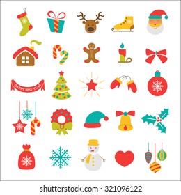 Christmas Vector Icon Set