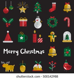 Konzept der Kollektion von Weihnachtsbildern
