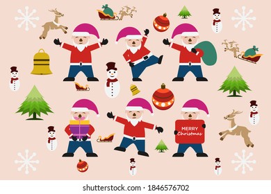 Christmas vector icons design vector 