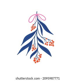 Weihnachts-Vektorsymbole Neujahr Dekoration Illustration von Weihnachtschristen 