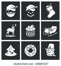 Christmas Vector Icons Set