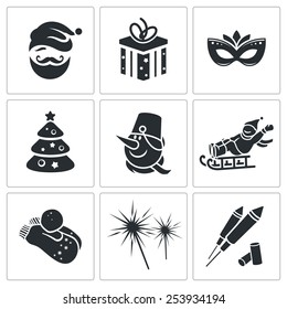 Christmas Vector Icons Set