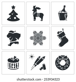 Christmas Vector Icons Set