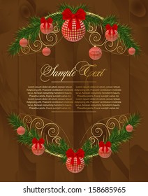 Christmas vector illustration.