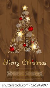 Christmas  vector illustration.