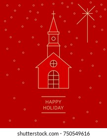 Christmas vector illustration.