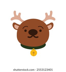 Ilustração de vetor de Natal - Veado