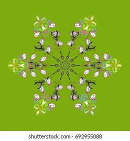 Christmas . Vector illustration. Magic holiday abstract background with star or falling snowflakes.