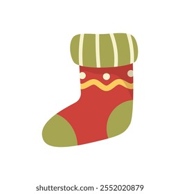 Christmas Vector Illustration - Sock