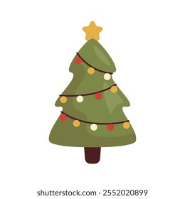 Christmas Vector Illustration - Tree