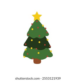 Christmas Vector Illustration - Tree