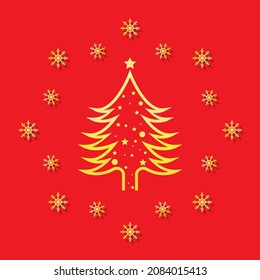 Christmas vector logo template icon design