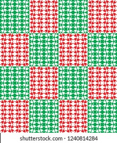Christmas vector pattern. Knitwear, sweater traditional seamless print design