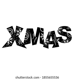 Christmas. Vector quote. Christmas design