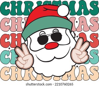 Christmas Vector, Santa Claus Vector, Sublimation, Christmas Tshirt, Funny Christmas