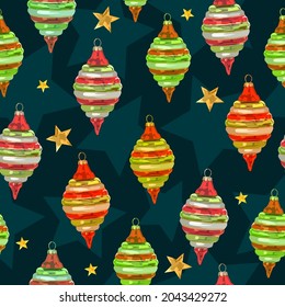 Vector navideño de fondo fluido con juguetes de vacaciones