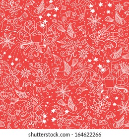 Christmas vector seamless pattern 