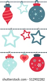 Christmas vector seamless pattern for background of greetings cards and web