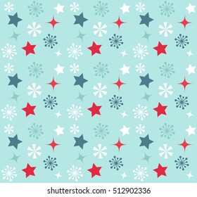 Christmas vector seamless pattern for background of greetings cards and web