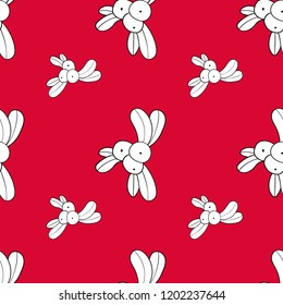 Christmas vector seamless pattern. Perfect for  wrapping paper, scrapbook paper.