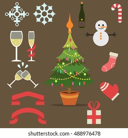Christmas vector set 